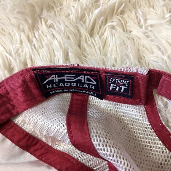 Country Club of Oxford Red Baseball Trucker Cap - Picture 7 of 9